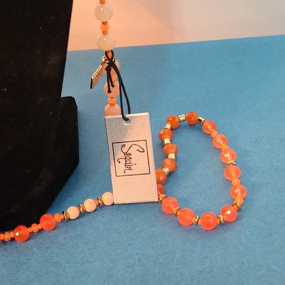 NWT Sequin Fashion Costume Necklace - Picture 3 of 10